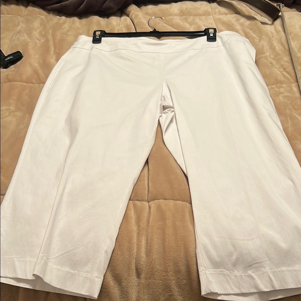 Dana Buchman Classic White Pants